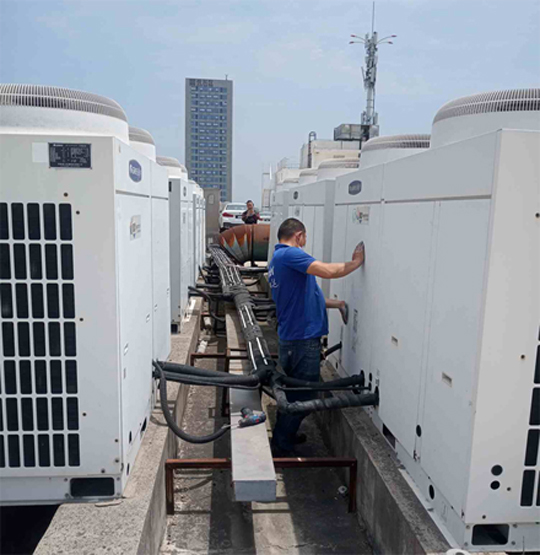 龙安中央空调制热和不制冷系统维修方法