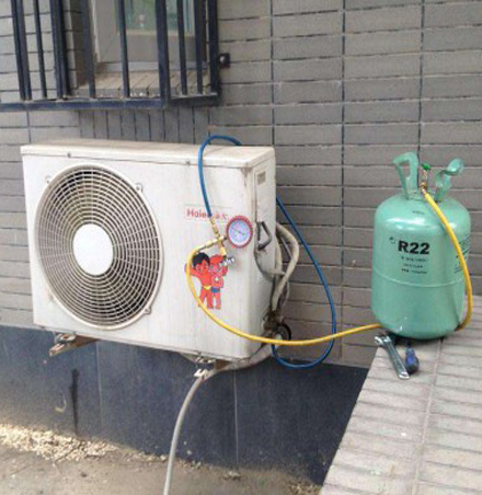 龙安空调加氟